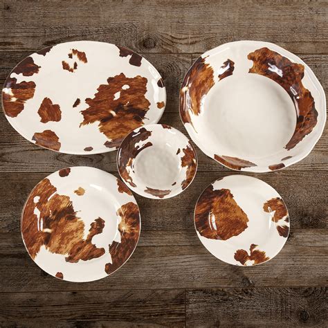 Paseo Road By Hiend Accents Elsa Cowhide Brown Cow Print Western Rustic