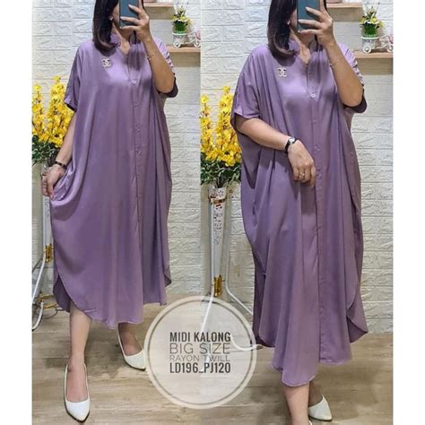 Jual MIDI KALONG KAFTAN BATWING POLOS MIDI KALONG PREMIUM KALONG