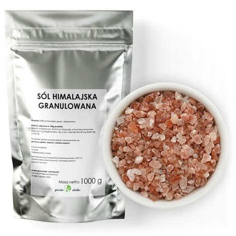 SÓL HIMALAJSKA GRUBA mocno różowa naturalna 1kg 6431213742 Allegro pl