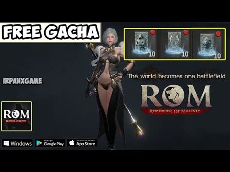 Free Gacha ROM Remember Of Majesty Gameplay Game Mobile PC