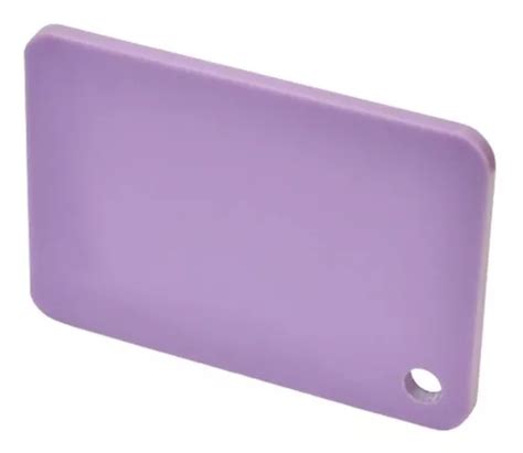 Chapa Placa Acr Lico Puro Cor Roxo Esp Mm X Cm