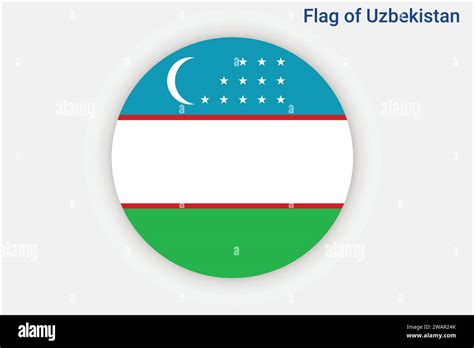 High Detailed Flag Of Uzbekistan National Uzbekistan Flag Asia 3D