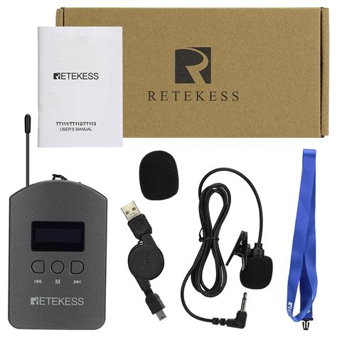 Retekess TT112 TT111 Whisper Wireless Tour Guide System For United