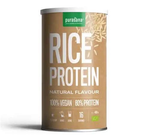 Purasana Vegan Protein Poeder Rijst Naturel Aanbieding Bij De Online