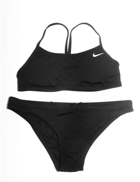 Svart NIKE ESSENTIAL RACERBACK BIKINI SET för Tjej Kids Brand Store