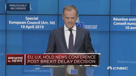 Brexit Tusk Juncker On Extension Of Uk Leaving Eu