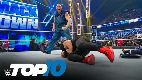 Top 10 Friday Night Smackdown Moments Wwe Top 10 Dec 17 2021 Win