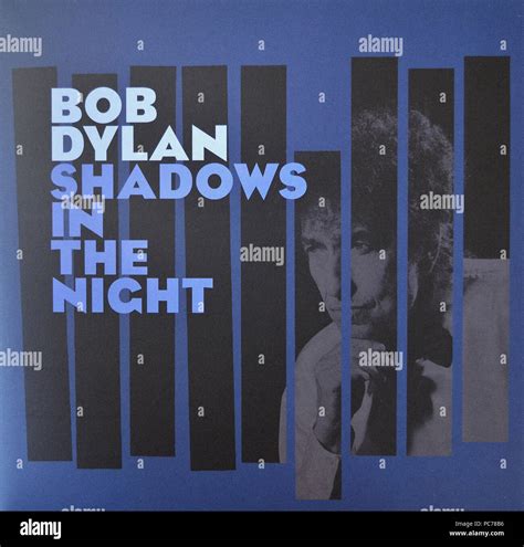 Bob Dylan Shadows In The Night Vintage Vinyl Album Cover Stock