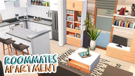 SCANDINAVIAN ROOMMATES APARTMENT The Sims 4 Apartment Renovation