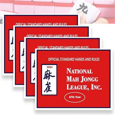 4Pcs Mahjong Cards ,Mah Jongg Cards,Mahjong Cards Large Print Mahjong ...