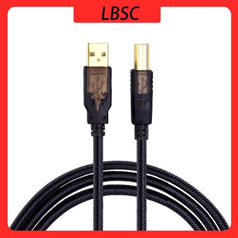 Usb 2 0 Printer Scanner Cable High Speed Gold Plated Nylon Braided Usb Type A Male