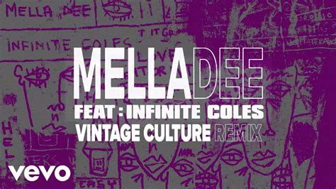 Mella Dee Love It Or Not Feat Infinite Coles Vintage Culture