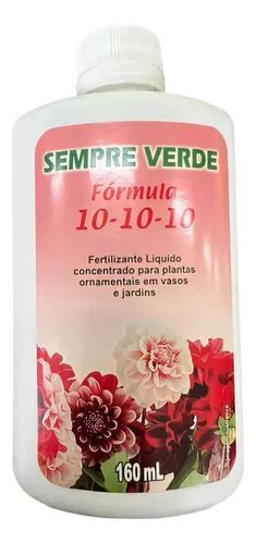 Fertilizante Líquido Fórmula 10 10 10 Sempre Verde 160ml