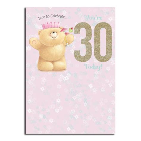 30th Birthday Forever Friends Card Forever Friends Official Store