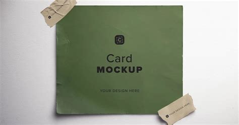 Logo Mockup Card with Tape, Product Mockups, Scene Generators ft ...