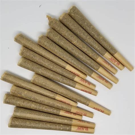 Hemp Flower Pre Rolls Perfectly Packed Raw King Size Cone