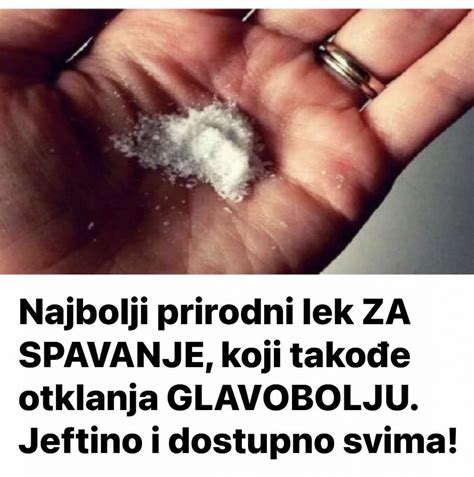 Najbolji Prirodni Lek Za Spavanje Koji Tako E Otklanja Glavobolju