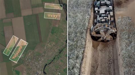 Satellite Images Reveal Russian Defenses For Ukraine Counteroffensive