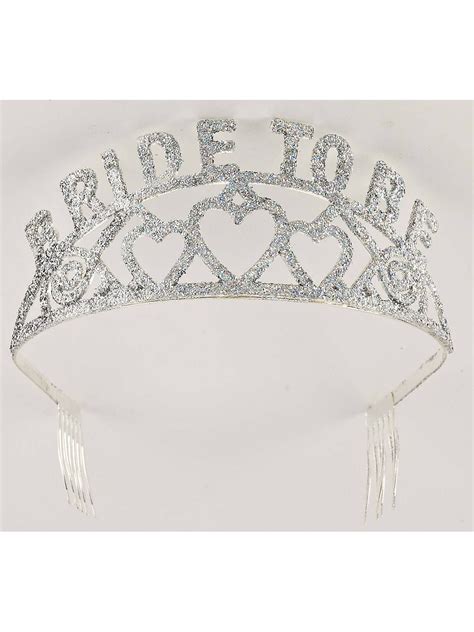 Bride To Be Glitter Tiara Wholesale Bachelorette Party Supplies