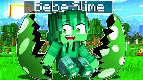 Nasci Como Um Beb Slime No Minecraft Youtube