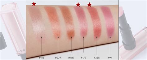 Amazon HERA Sensual Nude Balm Moisturizing Lipstick 356 TEMPTING RED Glossy Lip Serum