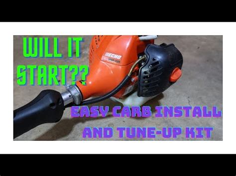 Echo Srm No Start Easy Diy Carb Swap And Tune Up Kit Install Youtube