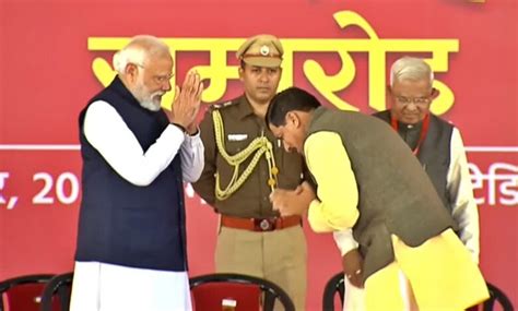 Mohan Yadav Take Oath As CM Of Madhya Pradesh Modi And Amit Shah