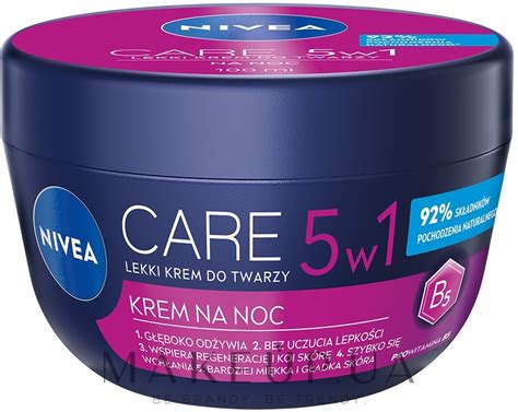 Нічний крем для обличчя - NIVEA CARE 5in1 Night Cream: купити за ...
