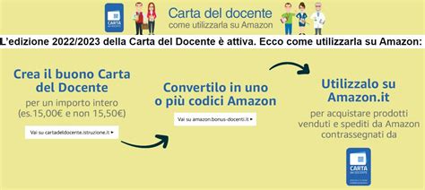 Carta Del Docente Sai Che Puoi Utilizzarla Anche Su Amazon