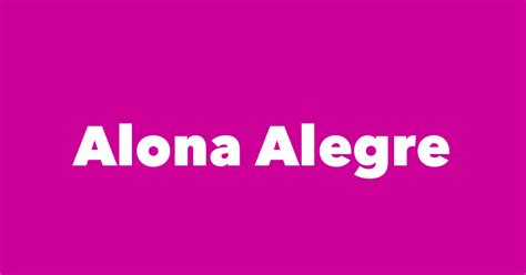 Alona Alegre - Spouse, Children, Birthday & More