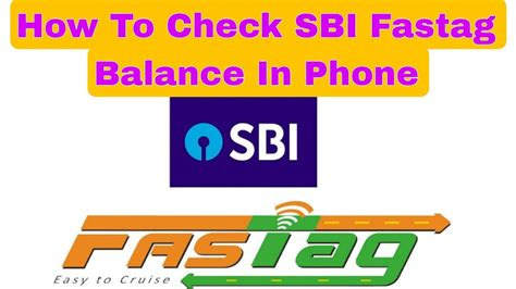 How To Check Sbi Fastag Balance Sbi Fastag Balance Kaise Check Kare