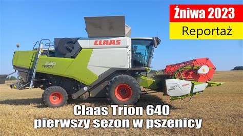 Niwa Claas Trion Pierwszy Sezon W Pszenicy