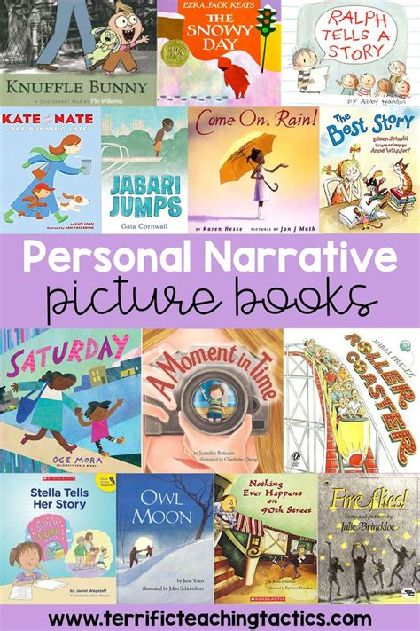 The Best Mentor Texts For Teaching Personal Narratives Personal