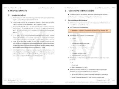 Hsc Maths Extension Trial Exam Preparation Course Matrix Education