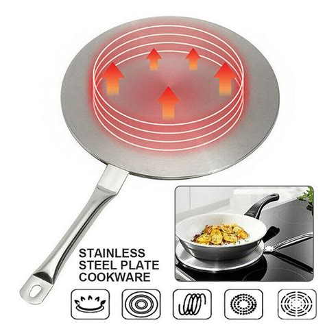 2024cm Stainless Steel Induction Hob Converter Heat Diffuser Disc