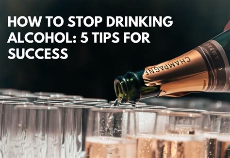 How to Stop Drinking Alcohol: 5 Tips For Success – HabitHacks