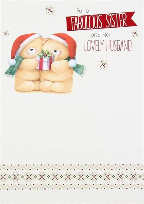 Hallmark Forever Friends Christmas Card For Sister And Husband