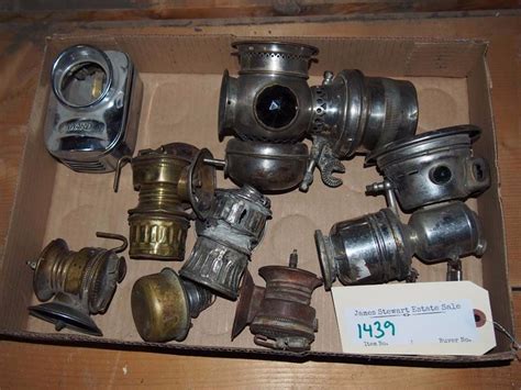 Box Lot of Carbide Lamp Parts