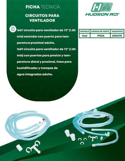 Circuito Para Ventilador Est Ndar Ima Medica