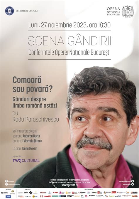 Scriitorul Radu Paraschivescu Invitat La Scena G Ndirii De La Opera