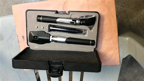 Fiber Optic Led Ophthalmoscope Mini Otoscope Combo Set F O Otoscope