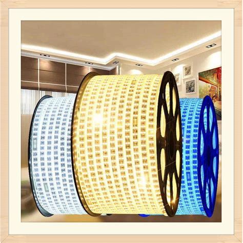 Jual LAMPU LED STRIP SELANG 5050 SMD AC 220V METERAN 1M 100M OUTDOOR