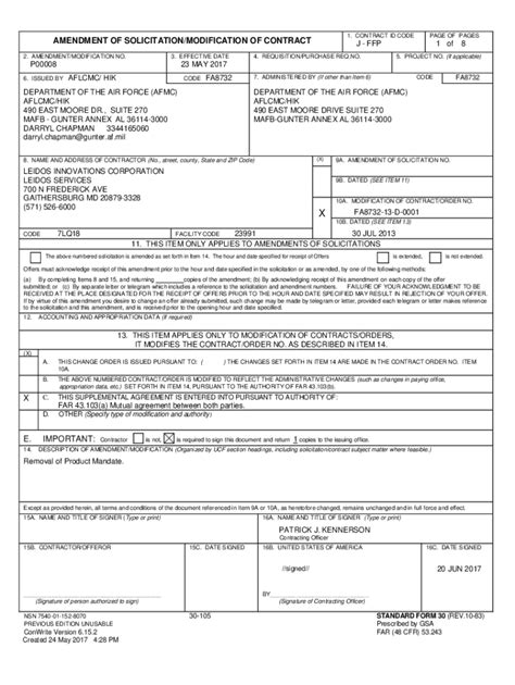 Fillable Online Needles And Syringes Contract With Dupross Mod Pdf