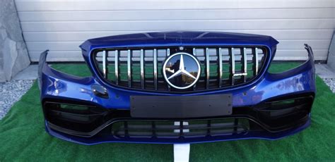 Mercedes W205 Amg Coupe Bumper Front Facelift Oem Blue C Class 63 Amg