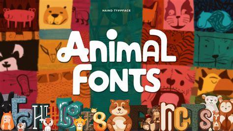 animal fonts