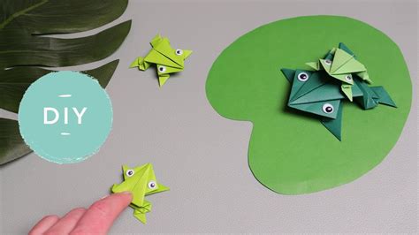 Kikker Vouwen Stap Voor Stap Een Origami Kikker Knutselen Youtube