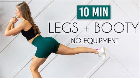 10 Min Leg Booty Thigh Workout No Equipment Killer Legs Weightblink