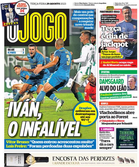 Fora De Jogo Capas A Vit Ria Do Fc Porto O Mercado E As Novidades Na