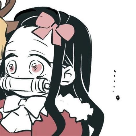 Zenitsu And Nezuko Christmas Matching Icons