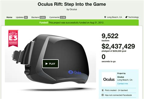 A Brief History Of Oculus Techcrunch